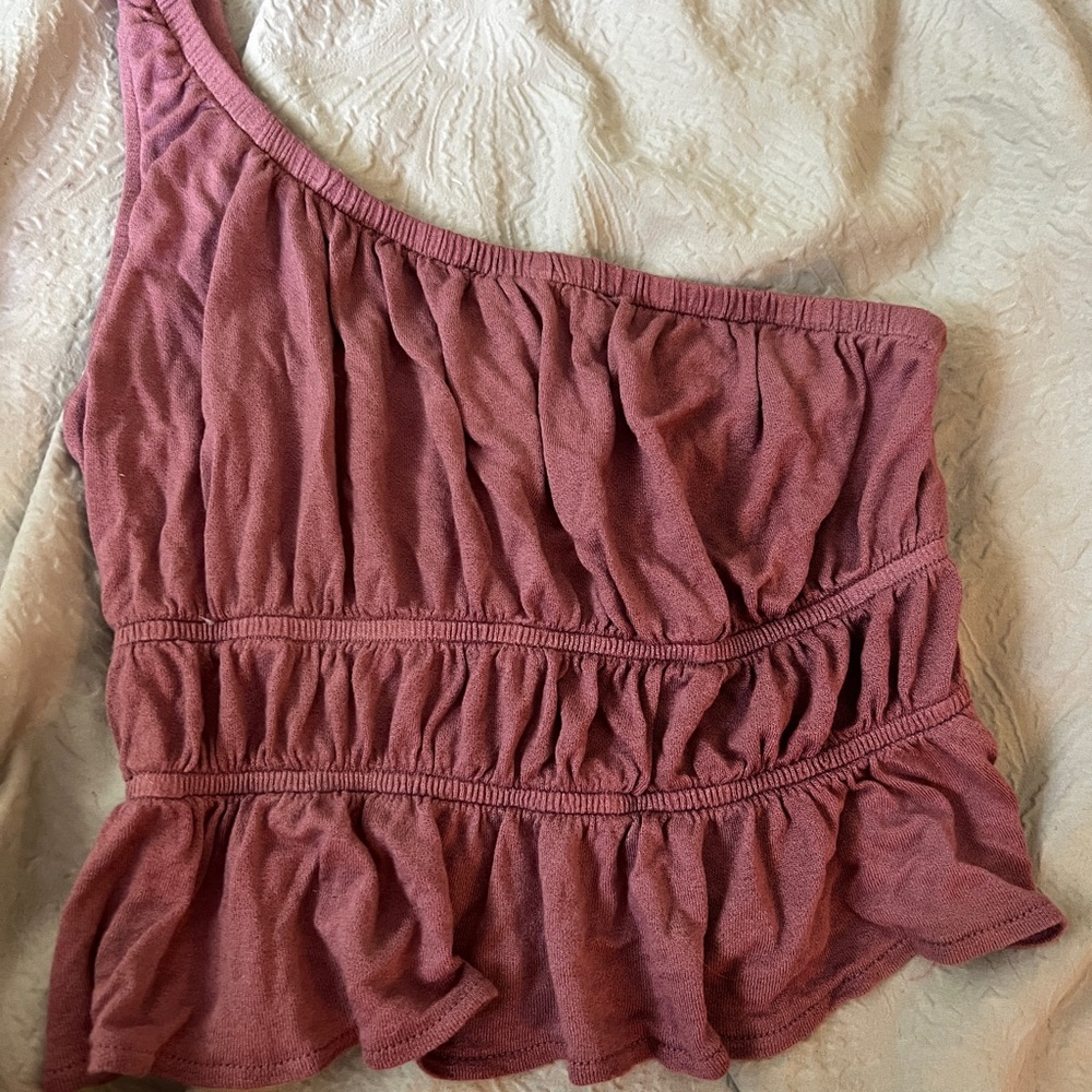 Urban Outfitters one shoulder flowy top